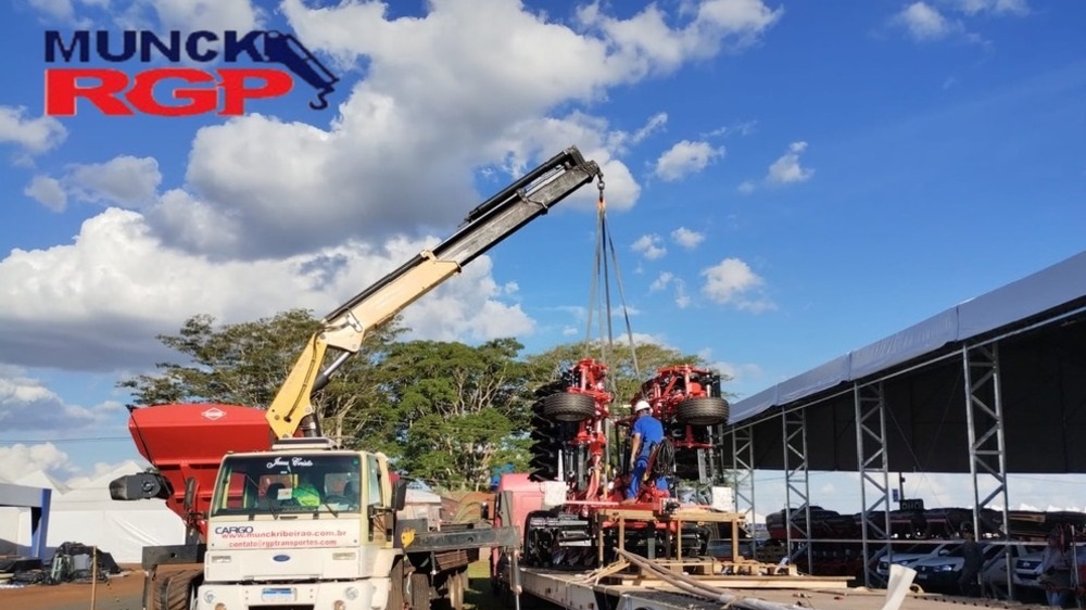Munck Ribeirão Preto Munck para transporte de máquinas agrícolas Munck RGP