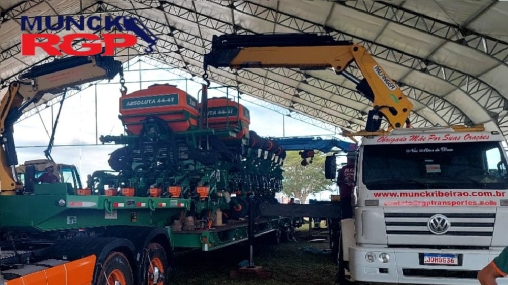 Munck Ribeirão Preto Transporte e movimentação com Munck especializado Munck RGP